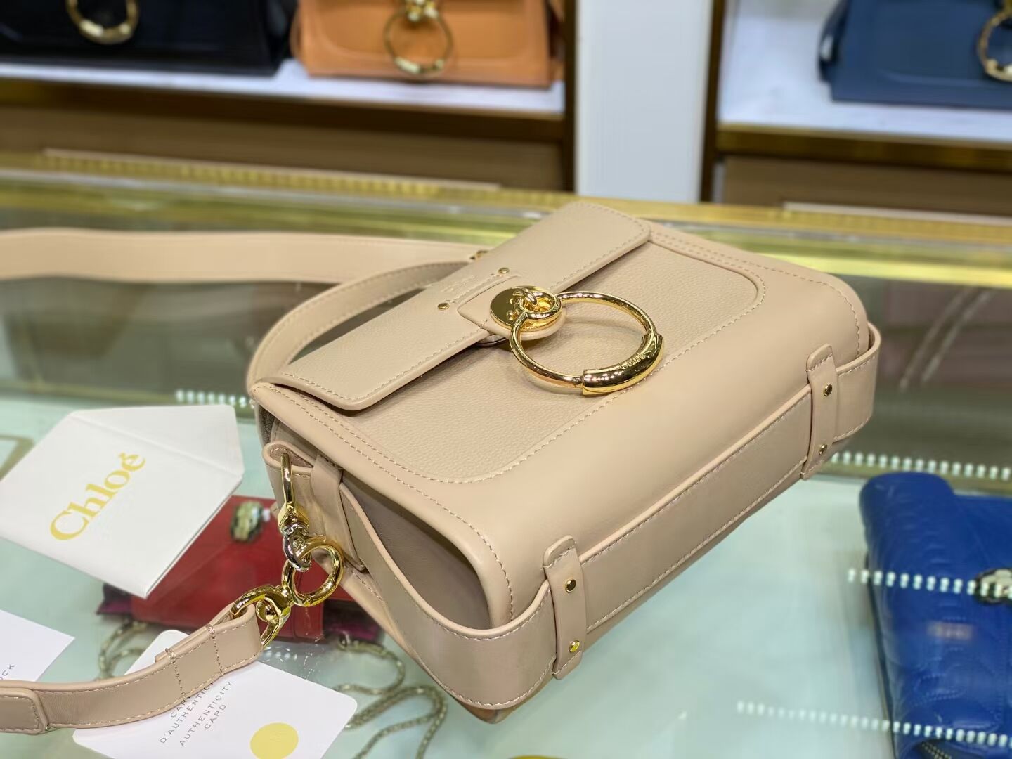 Chloe Original Calfskin Leather Bag C1143S cream