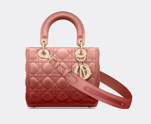 LADY DIOR MY ABCDIOR BAG Pink Gradient Cannage Lambskin M0538OS