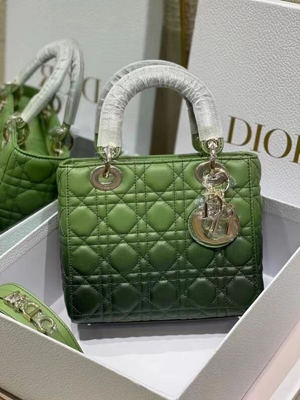 LADY DIOR MY ABCDIOR BAG green Gradient Cannage Lambskin M0538OS