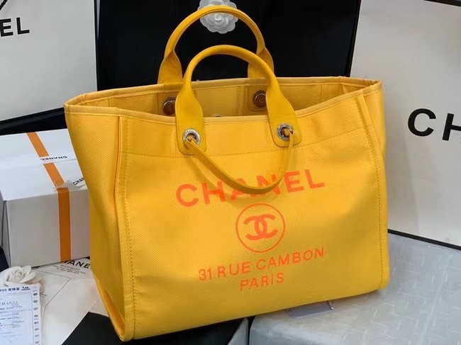 Chanel Original large shopping bag 66941 yellow