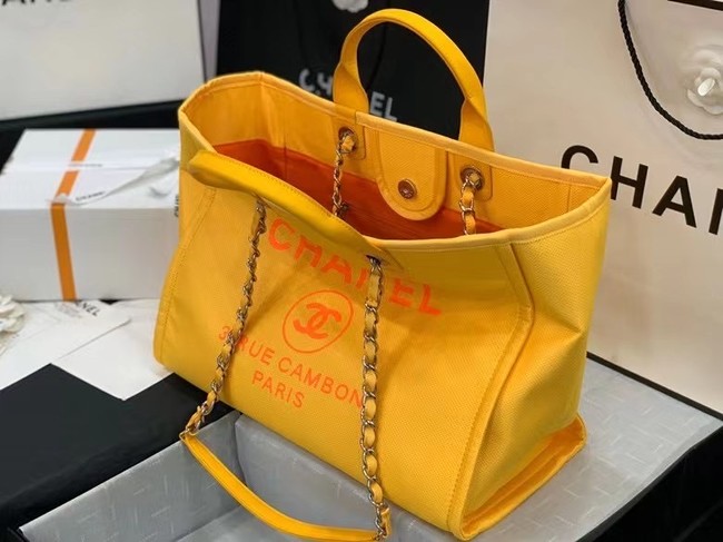 Chanel Original large shopping bag 66941 yellow