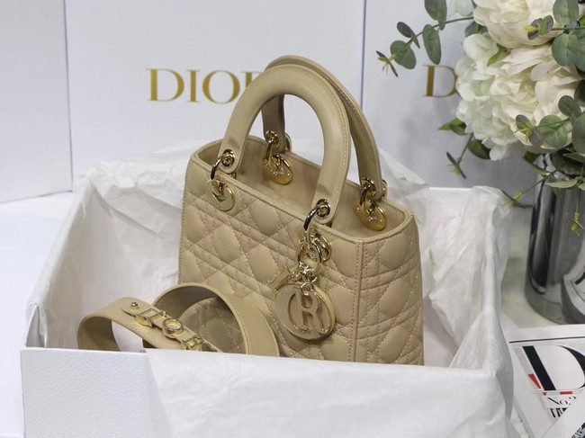 LADY DIOR MY ABCDIOR BAG Cannage Lambskin M0538O Beige