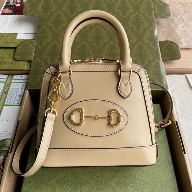 Gucci Horsebit 1955 mini top handle bag 640716 Beige