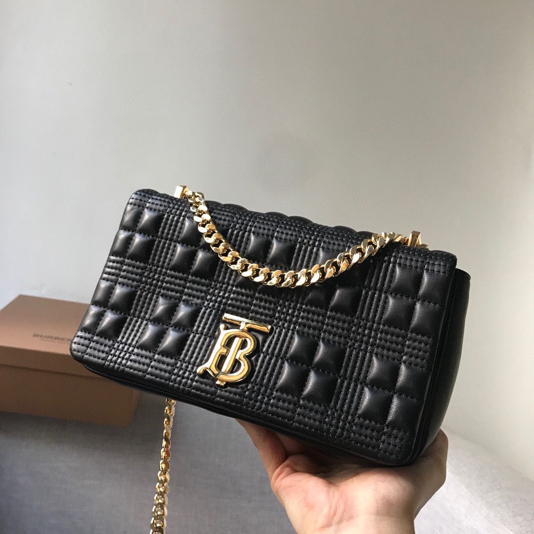 BurBerry Leather Shoulder Bag 7462 Black