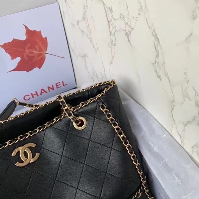 Chanel Original Leather Shopping Bag AS8018 black