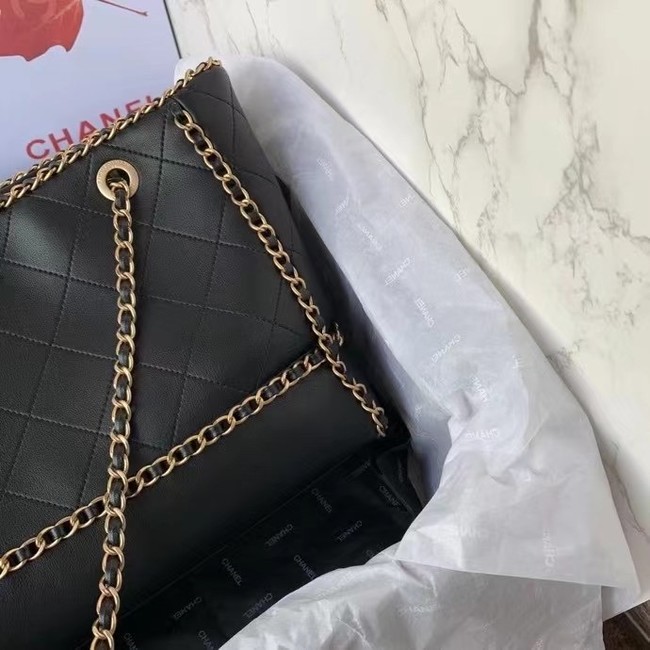 Chanel Original Leather Shopping Bag AS8018 black