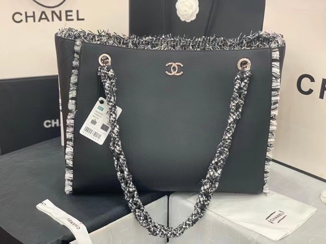 Chanel Original Leather Shopping Bag AS8485 black