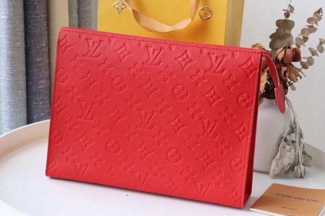 Louis Vuitton Monogram Empreinte POCHETTE VOYAGE MM M41058 red