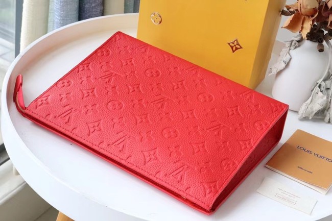 Louis Vuitton Monogram Empreinte POCHETTE VOYAGE MM M41058 red