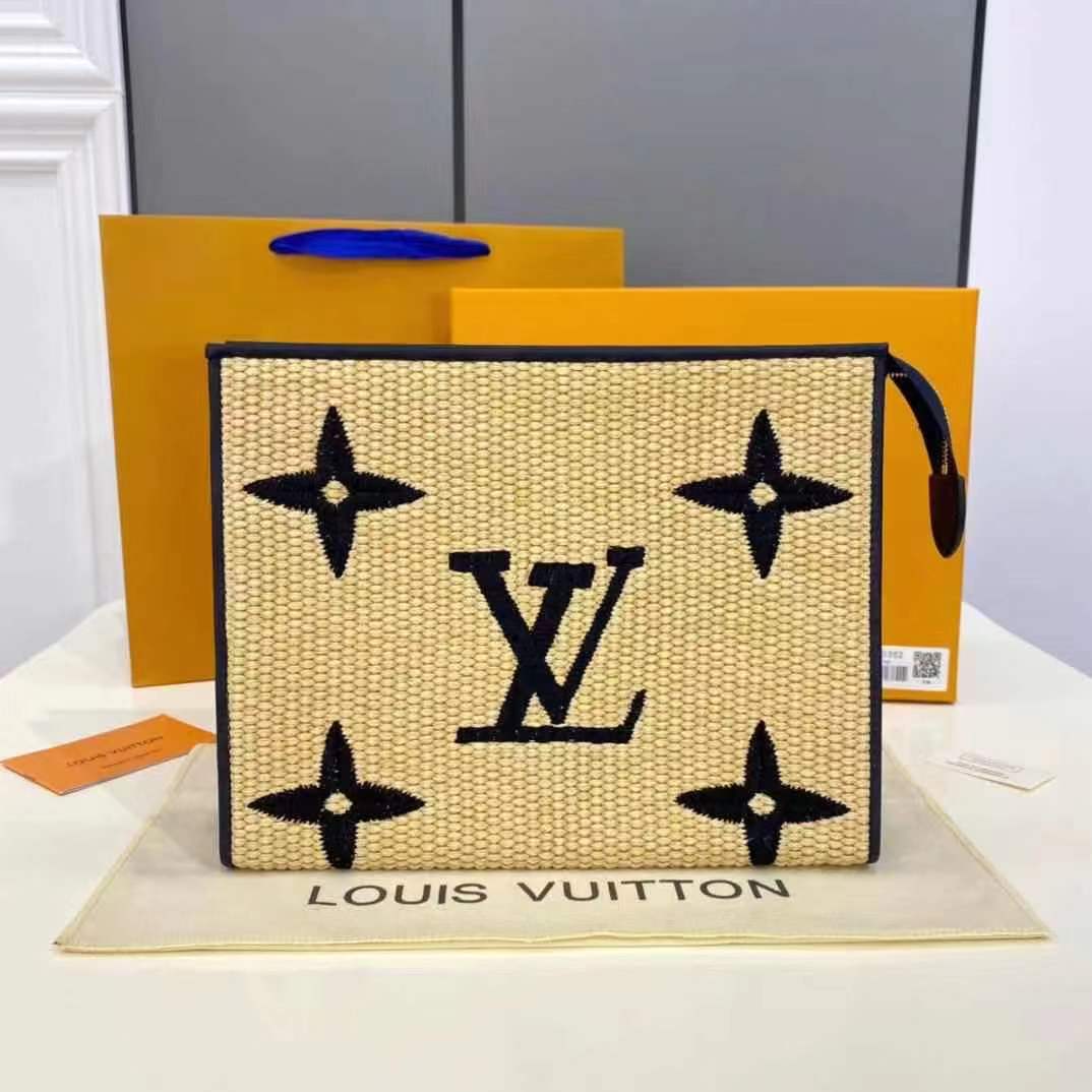 Louis Vuitton POCHETTE VOYAGE MM M30762 blue