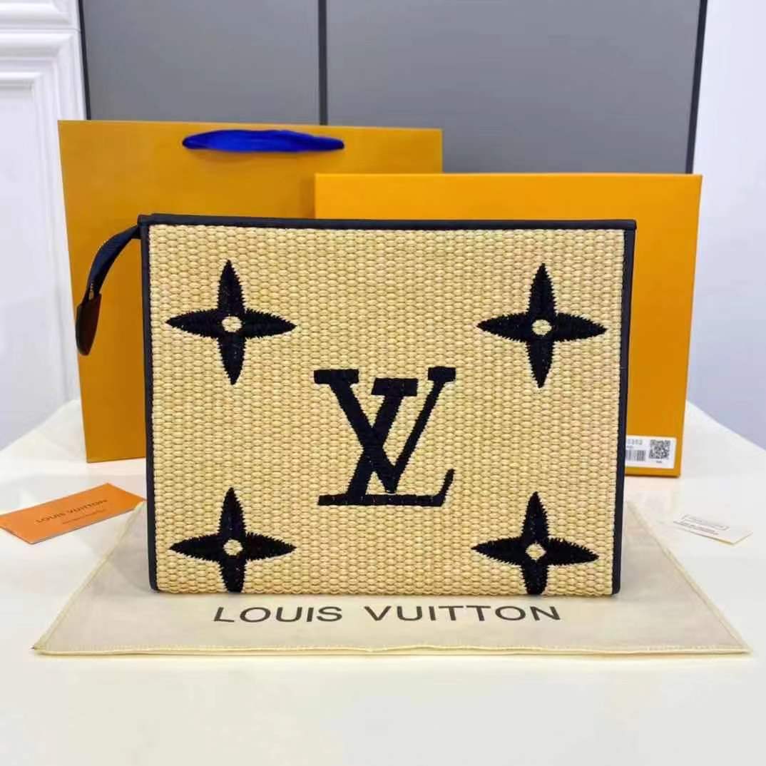 Louis Vuitton POCHETTE VOYAGE MM M30762 blue