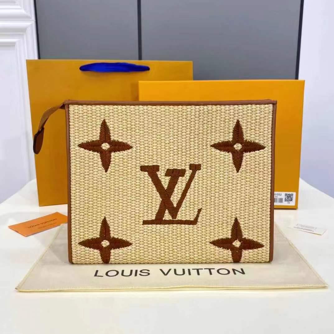 Louis Vuitton POCHETTE VOYAGE MM M30762 brown