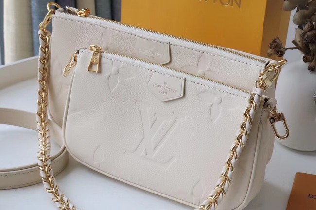 Louis Vuitton MULTI POCHETTE ACCESSOIRES M45777 white