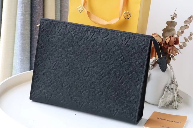 Louis Vuitton Monogram Empreinte POCHETTE VOYAGE MM M41058 black