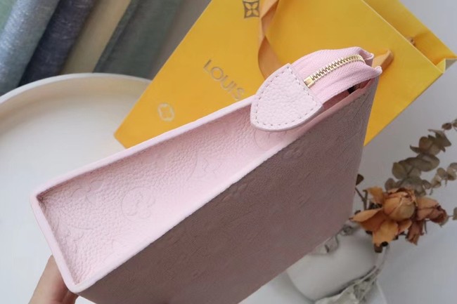 Louis Vuitton Monogram Empreinte POCHETTE VOYAGE MM M41058 pink