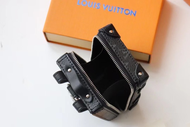 Louis Vuitton KIRIGAMI POUCH BAG CHARM AND KEY HOLDER M80221 black