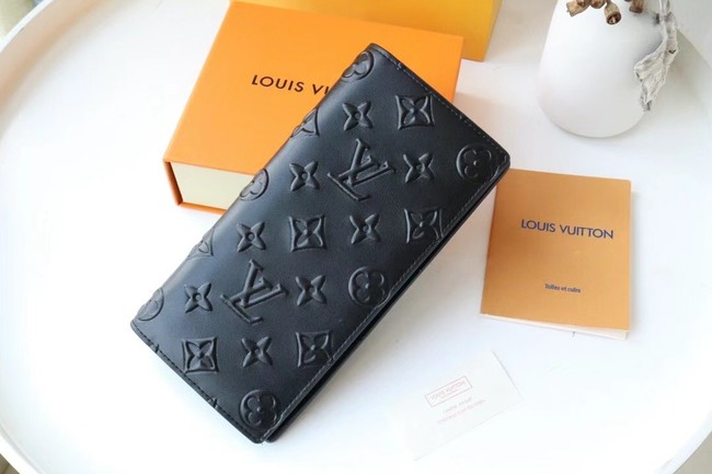 Louis Vuitton BRAZZA WALLET M62900 black