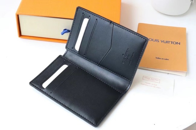 Louis Vuitton POCKER ORGANIZER SLENDER M80508 black