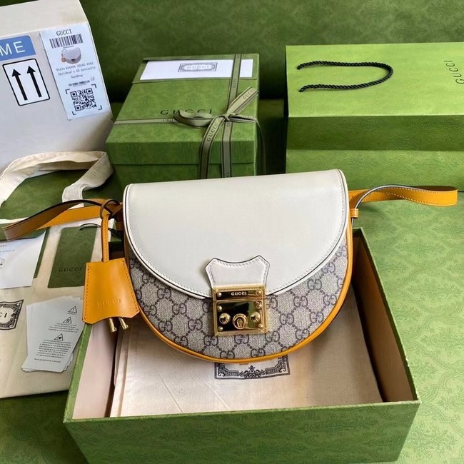 Gucci Padlock small shoulder bag 644524 white