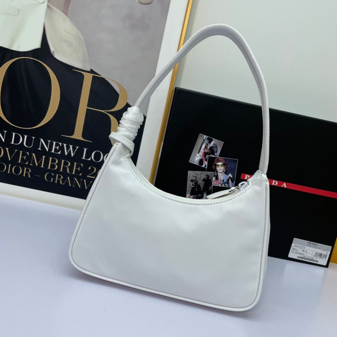 Prada Re-Edition 2000 nylon mini-bag 1NE515 White