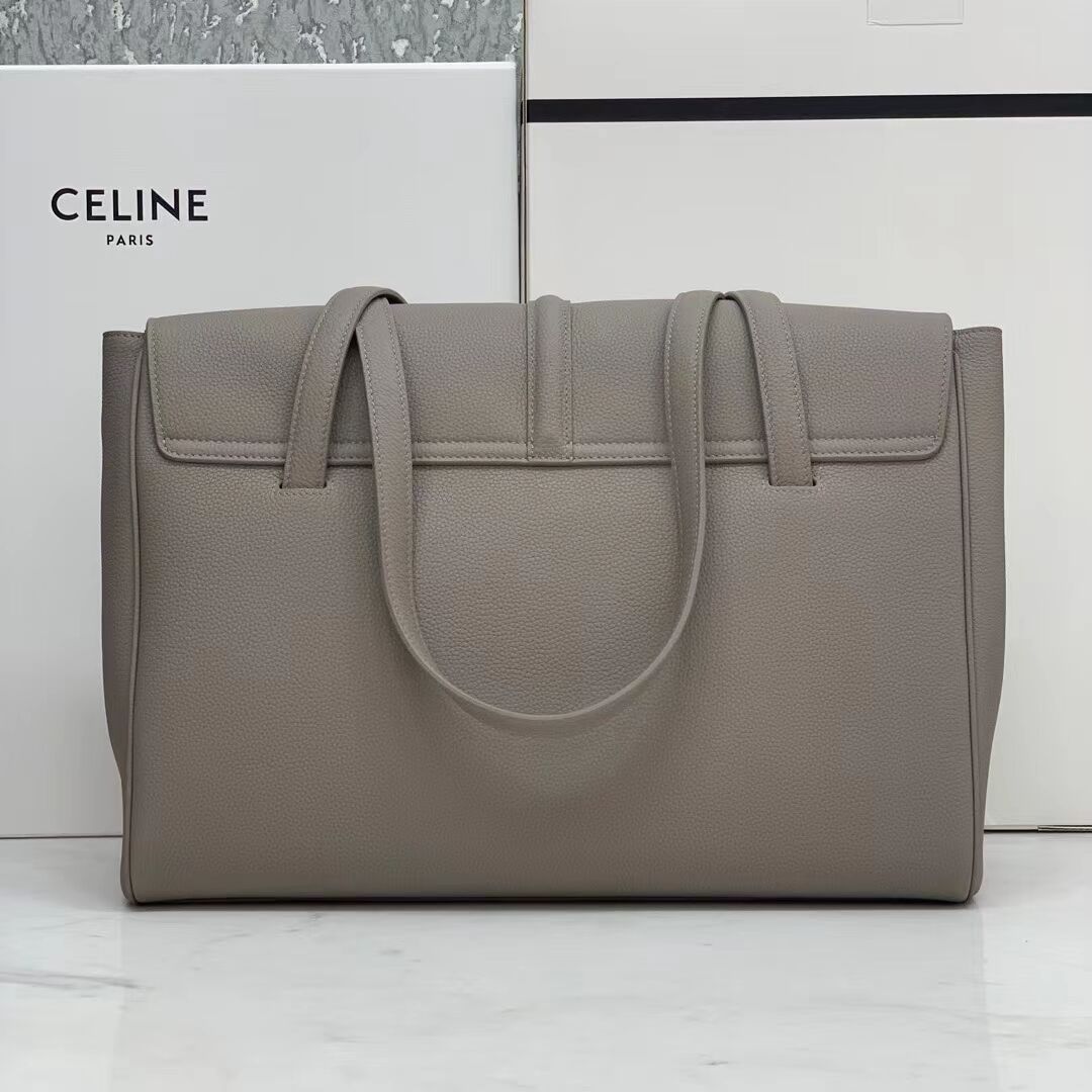 Celine MEDIUM SOFT 16 BAG IN SMOOTH CALFSKIN CR94043 grey