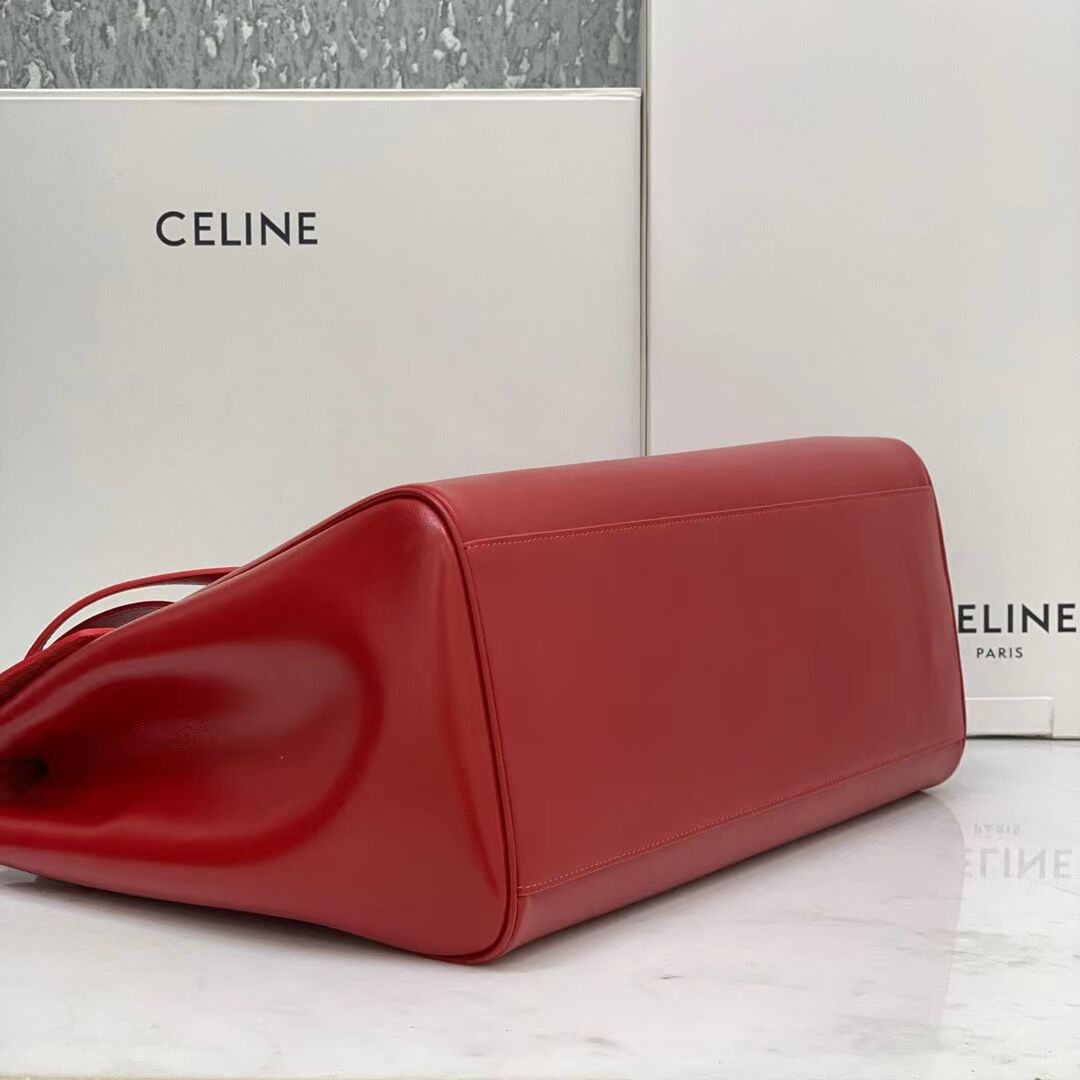 Celine MEDIUM SOFT 16 BAG IN SMOOTH CALFSKIN CR94043 red