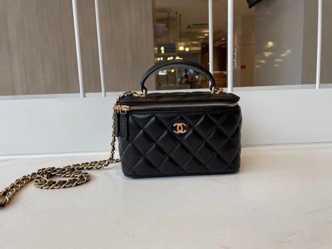 Chanel Original Small classic chain box handbag AP2199 black