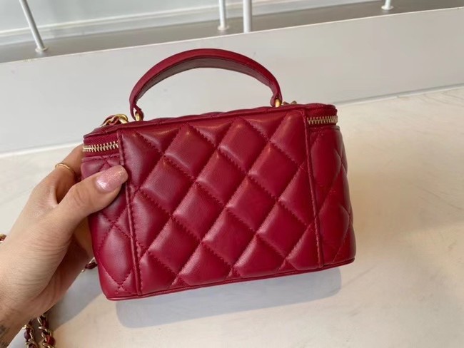 Chanel Original Small classic chain box handbag AP2199 red