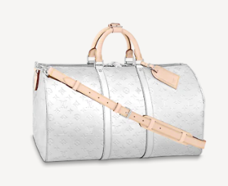 Louis Vuitton KEEPALL BANDOULIERE 50 M45886 Silver