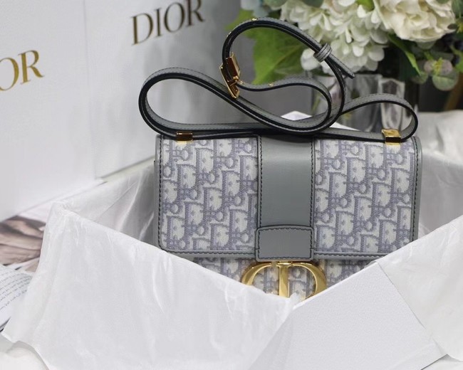 Dior 30 MONTAIGNE BAG Oblique Jacquard M9203UT Gray