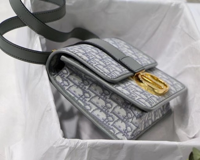 Dior 30 MONTAIGNE BAG Oblique Jacquard M9203UT Gray