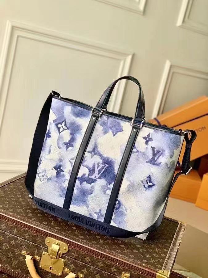 Louis Vuitton NEW TOTE GM M45755 BLUE