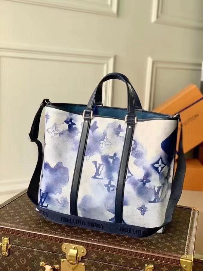 Louis Vuitton NEW TOTE GM M45755 BLUE