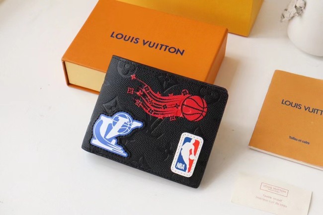 Louis Vuitton LVXNBA MULTIPLE WALLET M80624 black