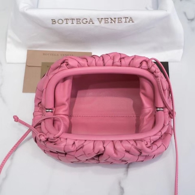 Bottega Veneta MINI POUCH 585852 Cherry Blossom powder