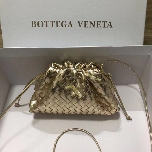 Bottega Veneta MINI POUCH 585852 gold