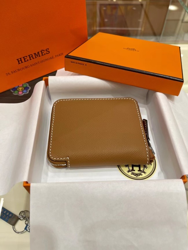 Hermes Constance Wallets espom leather H2298 brown