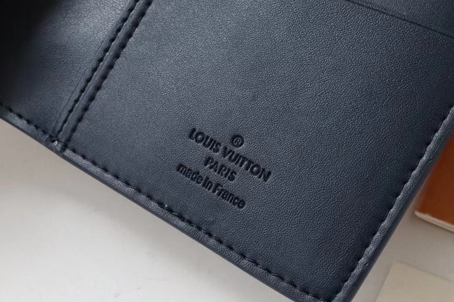 Louis Vuitton BRAZZA WALLET M62900 Navy Blue