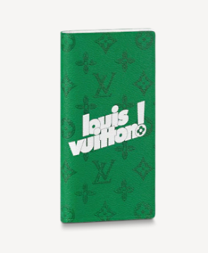 Louis Vuitton BRAZZA WALLET M80801 green