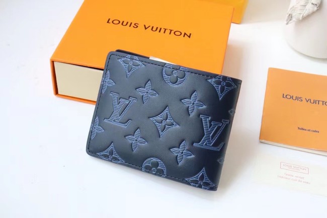 Louis Vuitton MULTIPLE WALLET M70422 Navy Blue