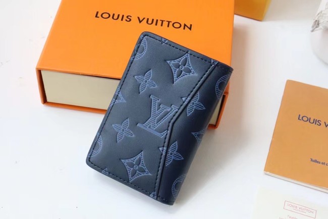 Louis Vuitton POCKET ORGANIZER M80421 Navy Blue