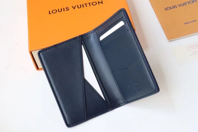 Louis Vuitton POCKET ORGANIZER M80421 Navy Blue