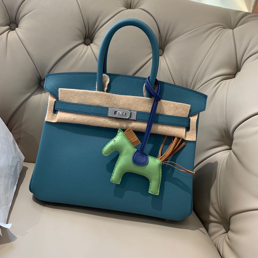 Hermes Birkin 25CM Epsom Bag Original Leather H25E Dark Green