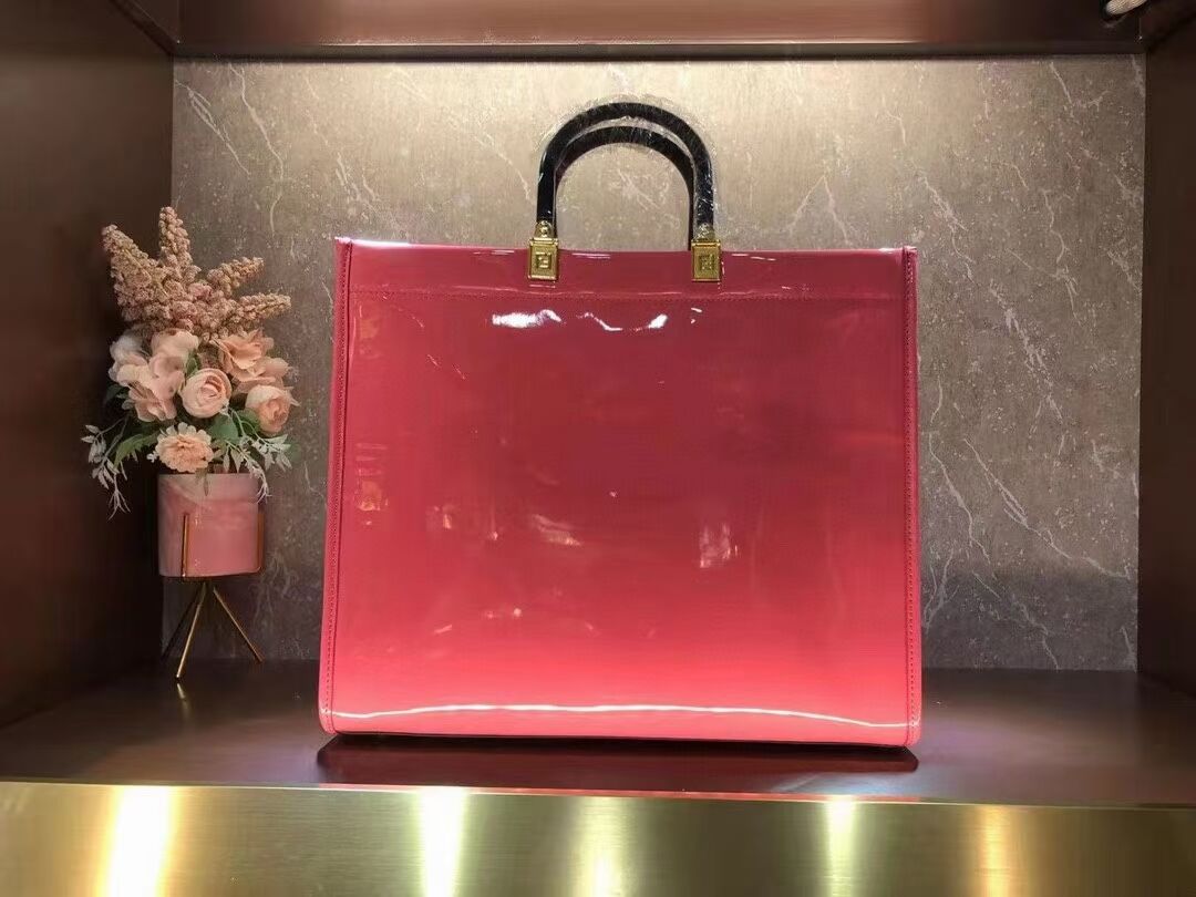 FENDI LARGE embroidery bag 8BH386AB rose