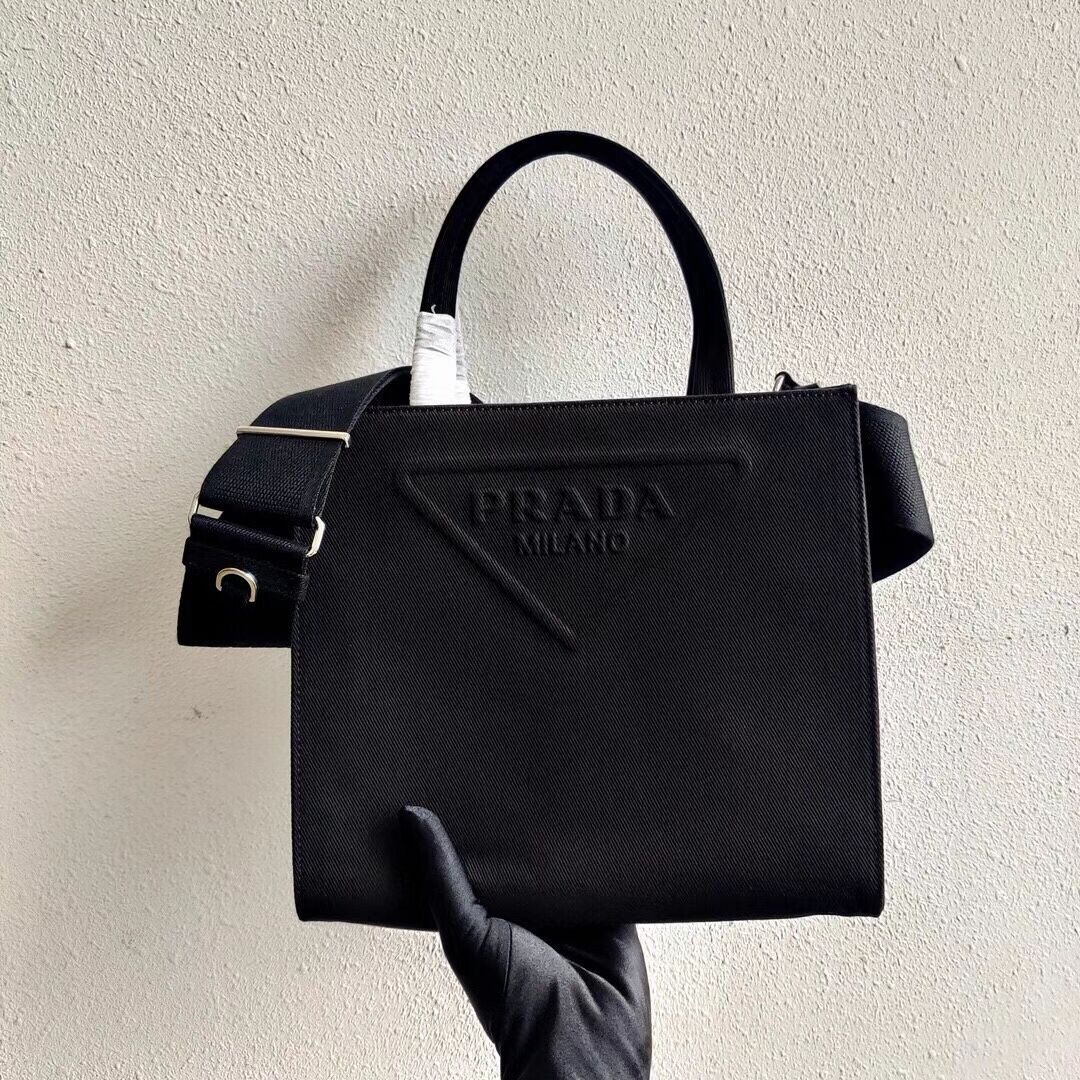 Prada Drill tote bag 1BG382 black