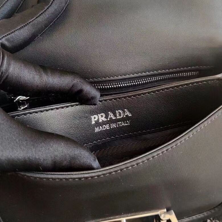 Prada Nappa Leather shoulder bag 1AD257 black