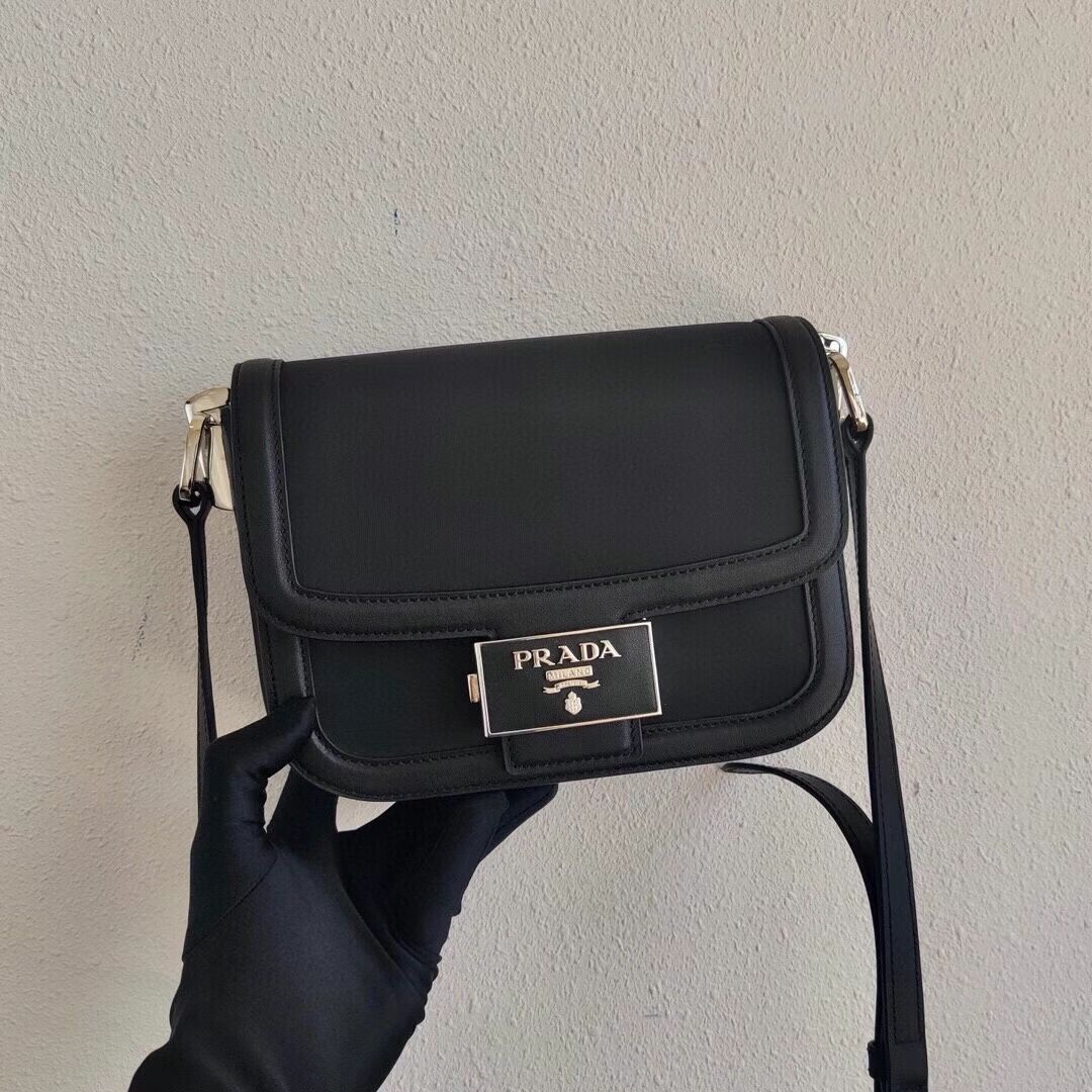 Prada Nappa Leather shoulder bag 1AD257 black