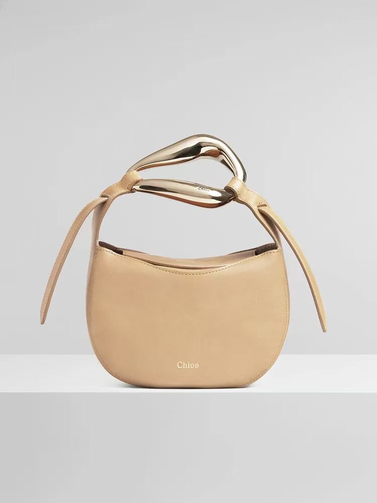 Chloe Original Calfskin Leather Bag 3S1350 Apricot