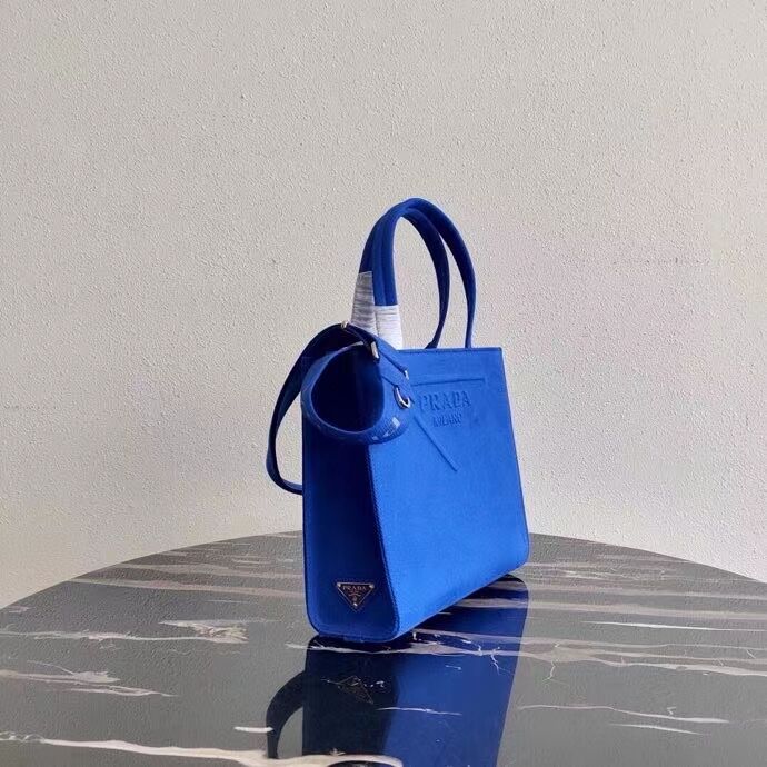 Prada Drill tote bag 1BG382 blue