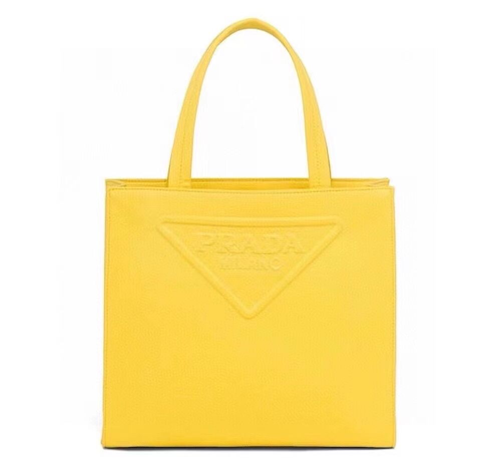 Prada Drill tote bag 1BG382 yellow